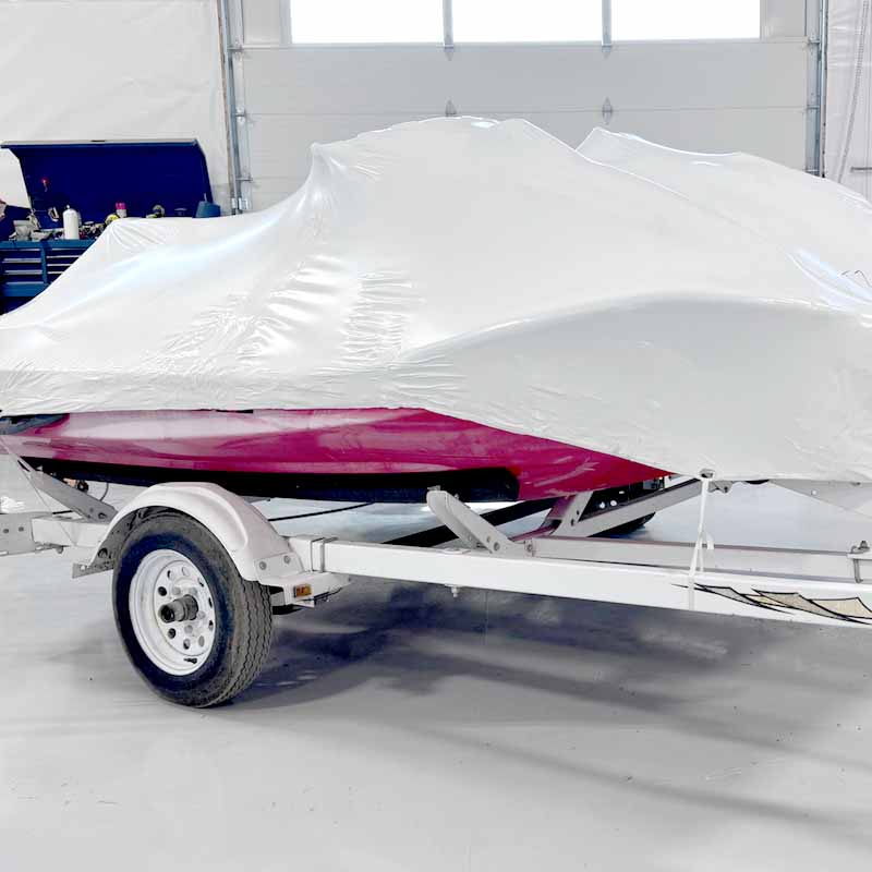 Boat Shrink-Wrapping